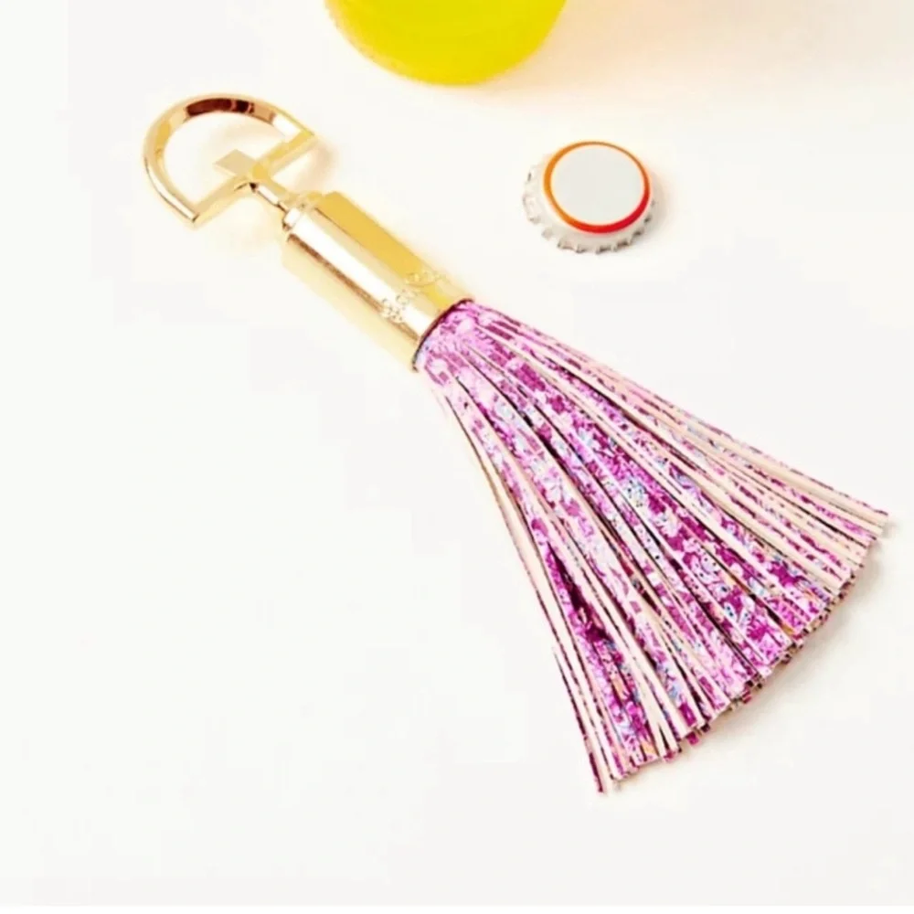 NEW Tassel bottle opener bar kitchen travel tropical with a twist beer soda wine